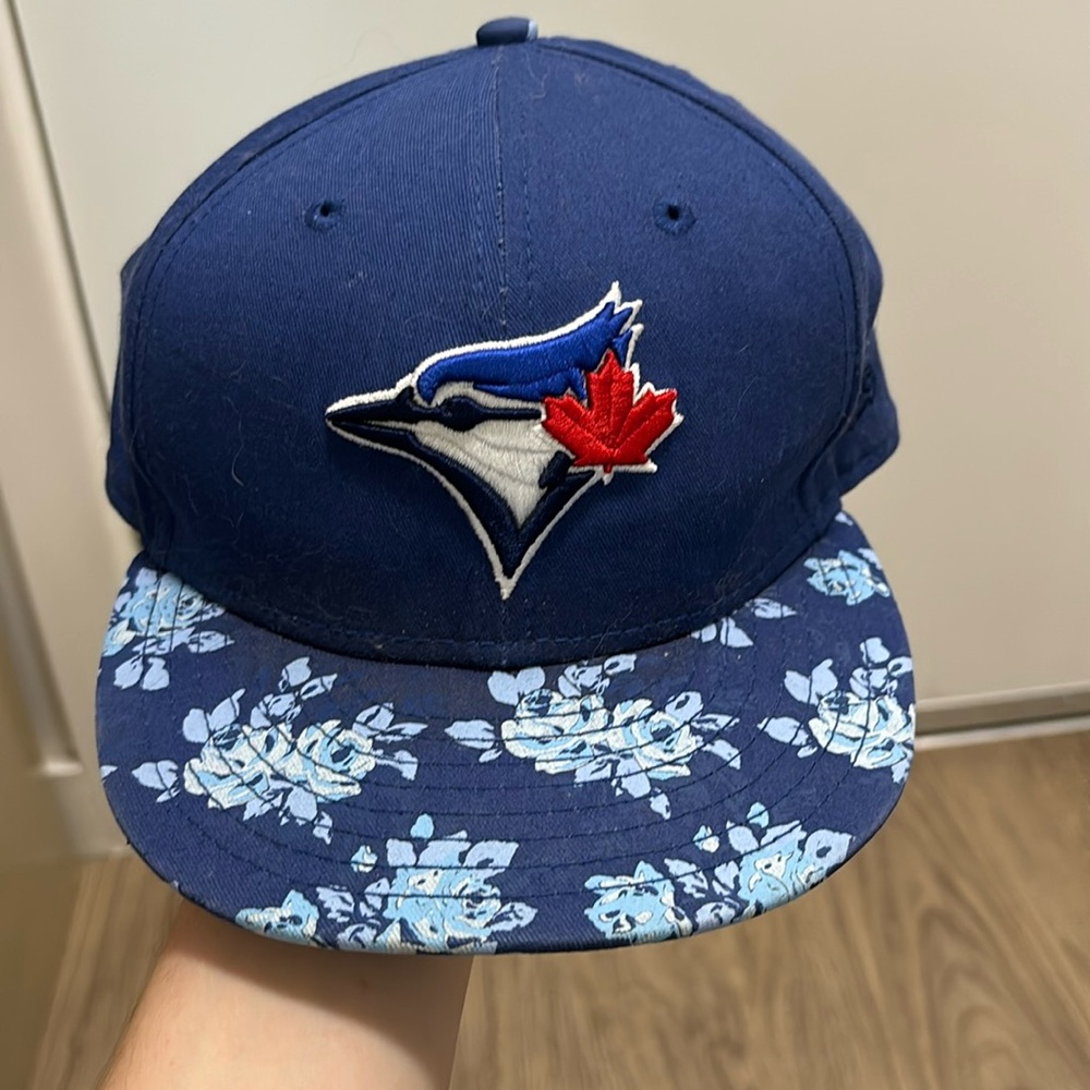 Women’s Toronto Bluejays Hat, Floral Bill